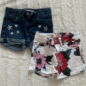 Two Levi’s jean shorts